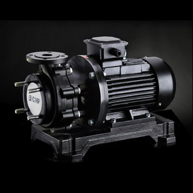 單級臥式氟塑料離心泵，配加長軸電機，軸向入口和徑向出口，電機軸與葉輪為直聯(lián)式，過流部件均采用氟塑料（F26、F46）。