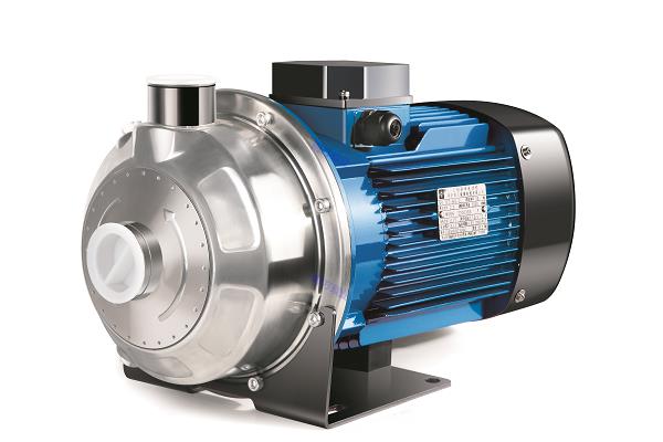 非自吸不銹鋼臥式單級(jí)離心泵，主要零部件采用不銹鋼板沖壓結(jié)構(gòu)，配加長(zhǎng)軸電機(jī)，軸向入口和徑向出口。